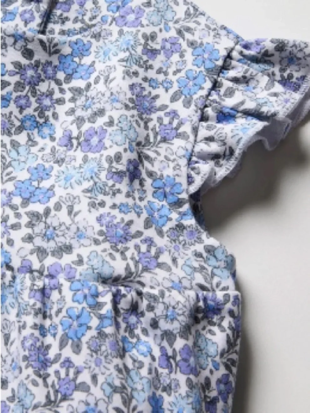 Petite Plume Fleur d’Azur Isla Romper Blue Floral